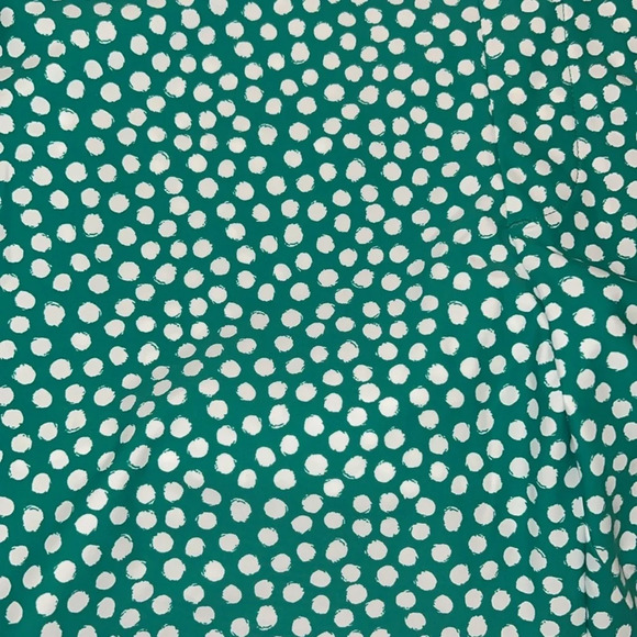 SPANX Sunshine Short 6” Polka Dot Kelly Green Beach Swim Trunks Shorts Large - Picture 10 of 10